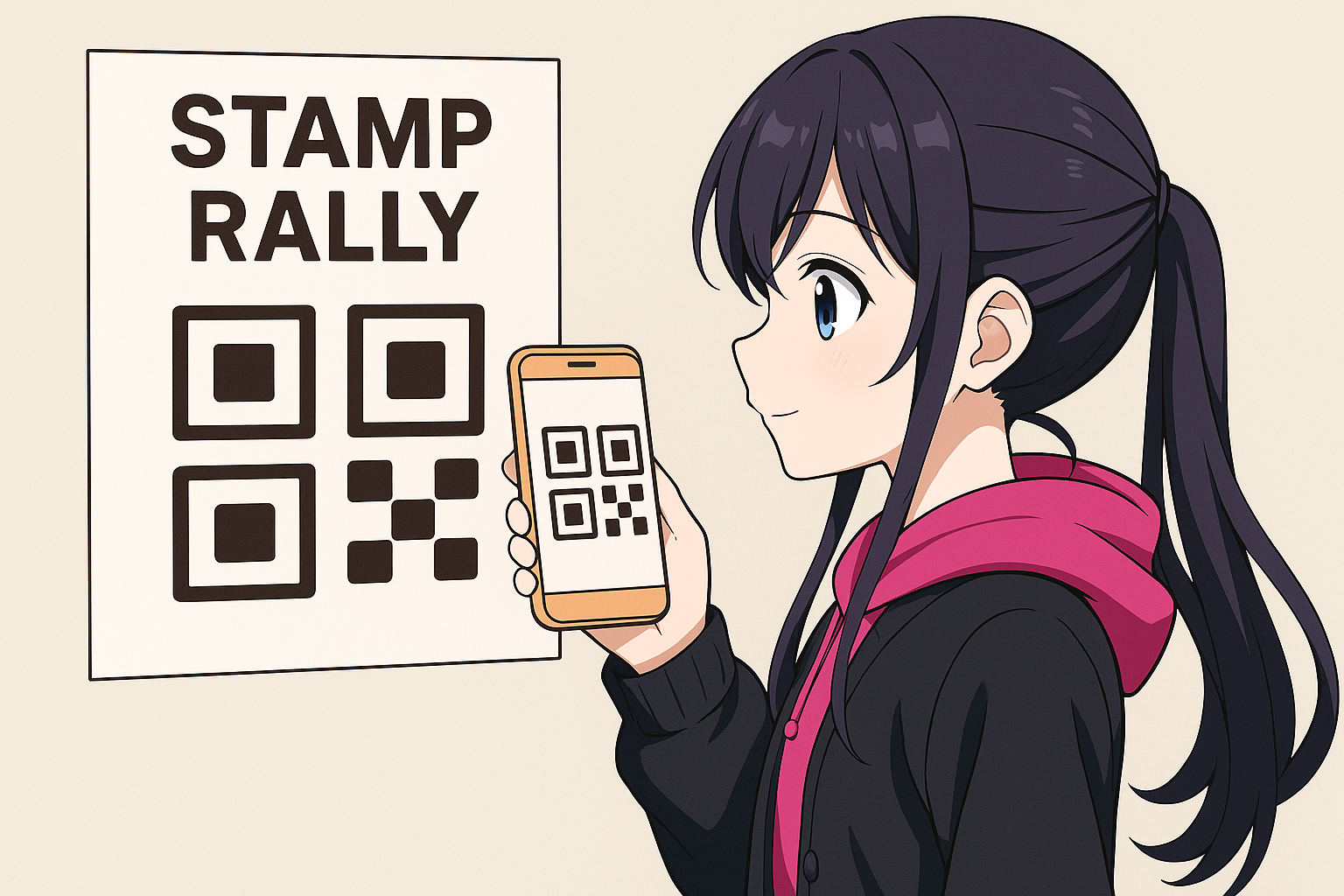 QRコード読み取り画面